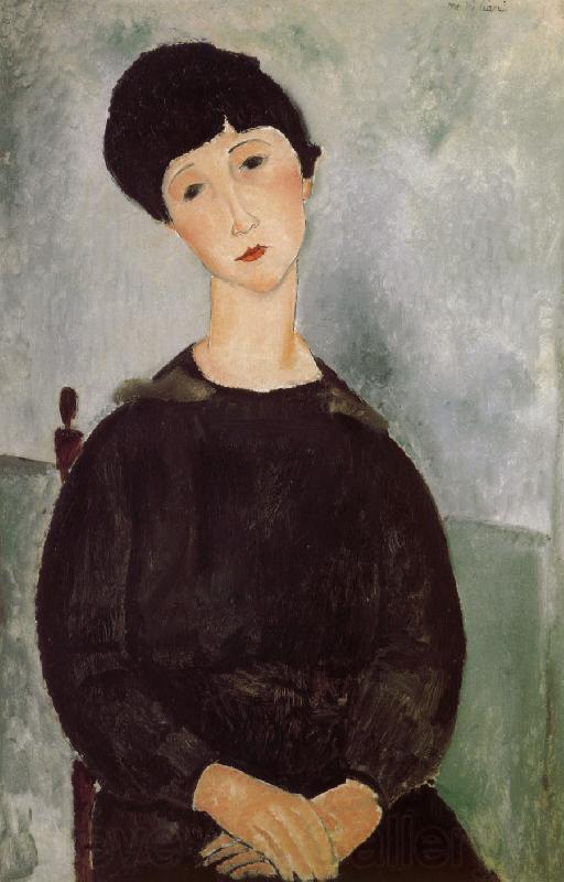 Amedeo Modigliani Seated Young woman Spain oil painting art